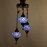 Authentic 3-Piece Ceiling Pendant Chandelier Mosaic Lamp Dome Set Helix